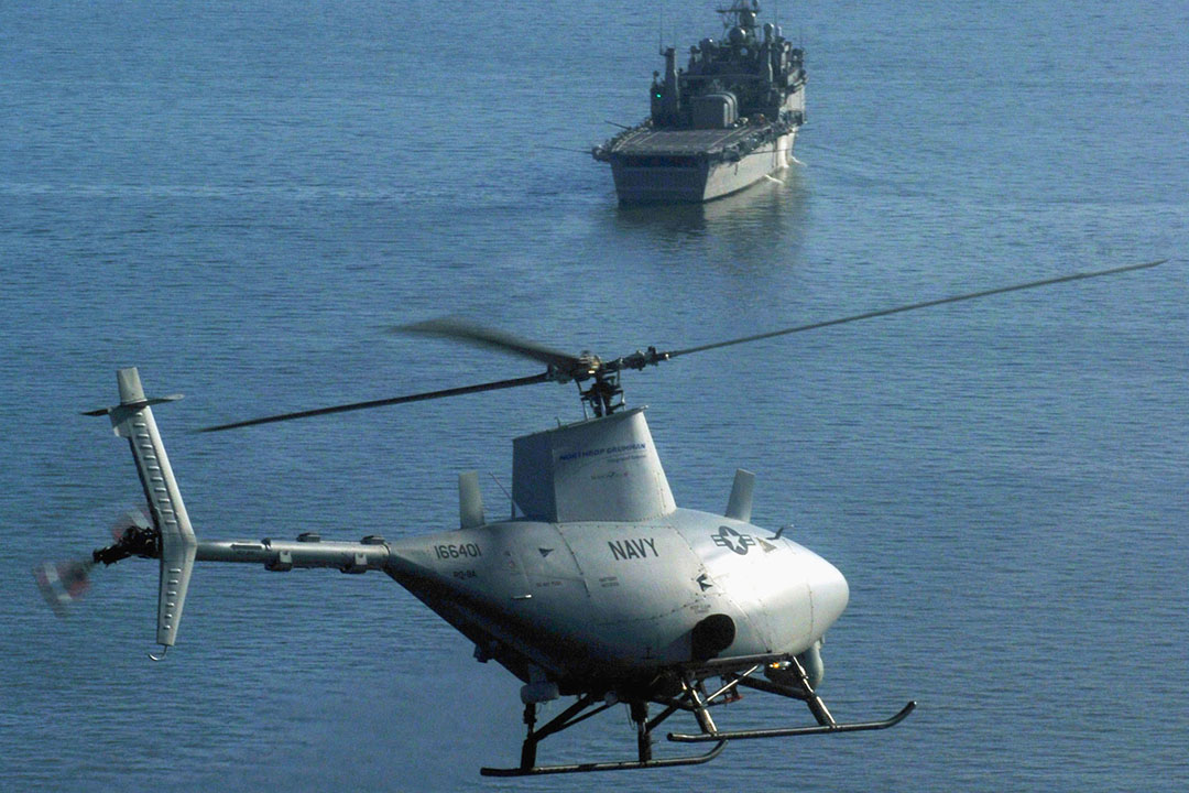 Northop-Grumman RQ-8A “Fire Scout" Tactical Unmanned Aerial Vehicle (VTUAV) System 